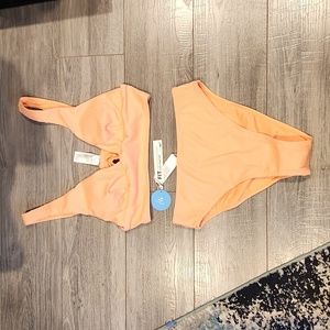 Peach Bikini Set